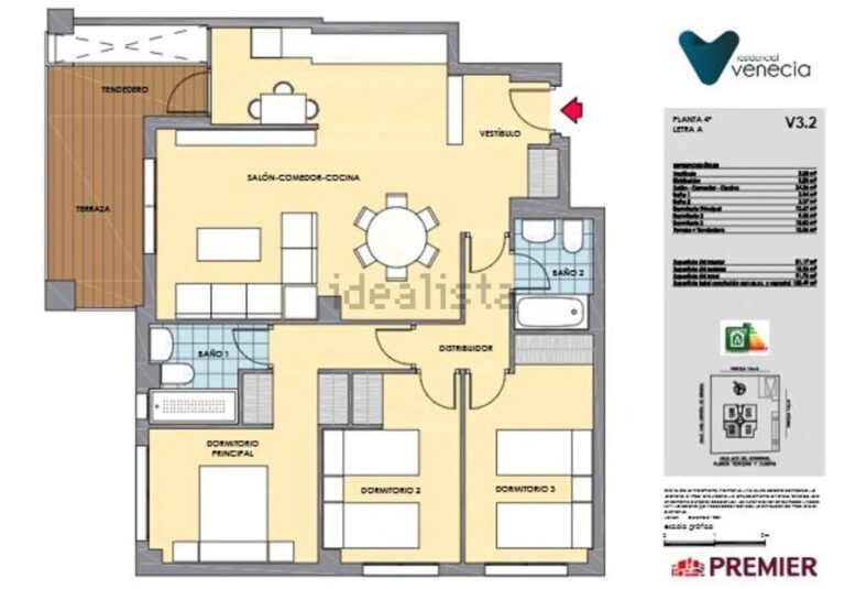 PISO DE OBRA NUEVA EN EL CAÑAVERAL